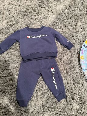 Champion Navy Kids Sweatshirt & Joggers Set